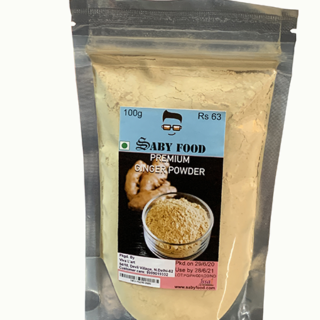 Saby Food Premium Ginger Powder (Saunth)-100g