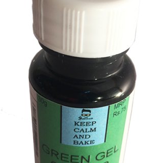 Saby Food Green Gel Colour= 30g