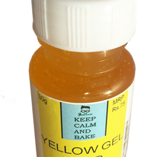 Saby Food Yellow Gel Colour- 30g